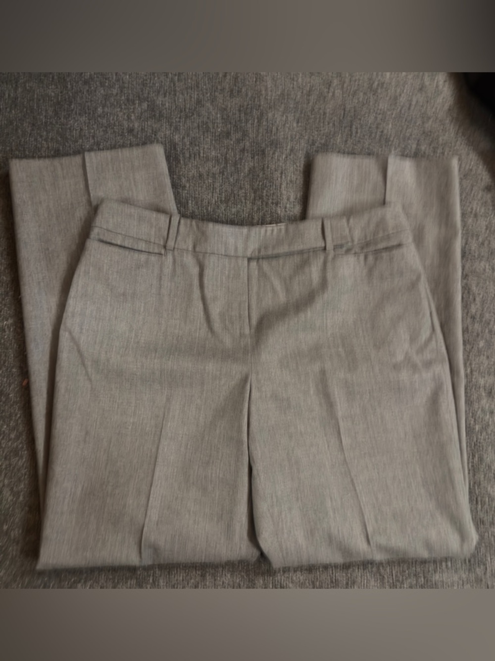 Talbots Signature Straight Trousers Gray Size 12